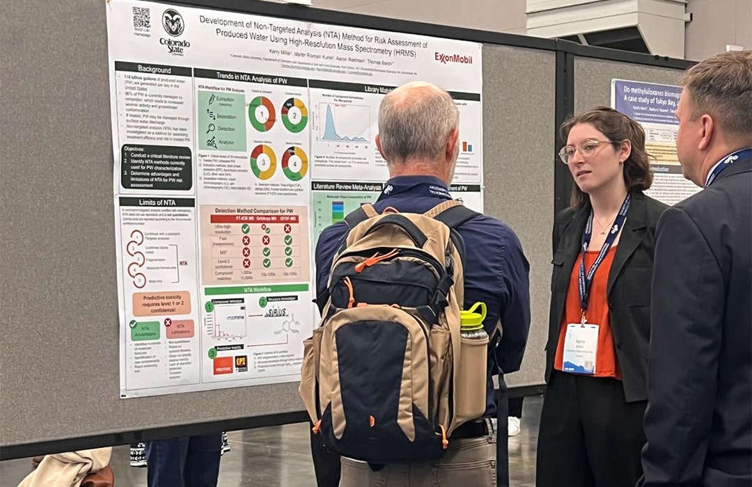 Borch lab member presents at the SETAC poster session