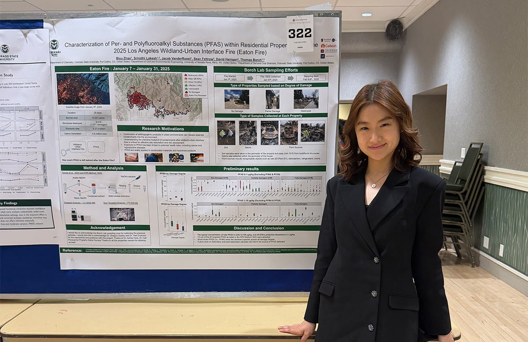 Borch lab member presents at the Grad Showcase poster session
