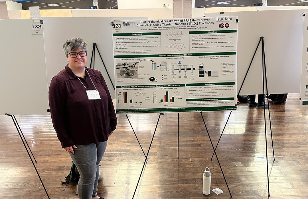 Borch lab member presents at the Grad Showcase poster session