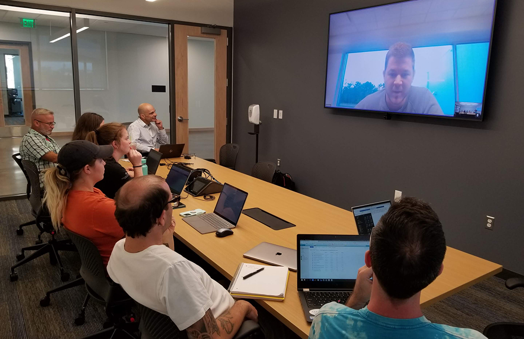 students in a classroom