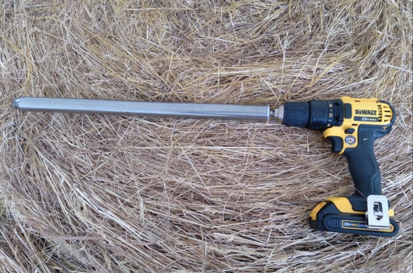 Power drill with coring attachment