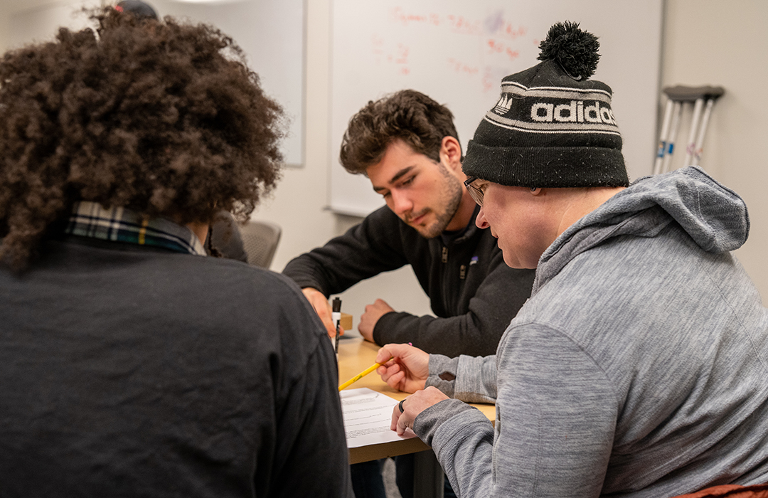 students studying togehter