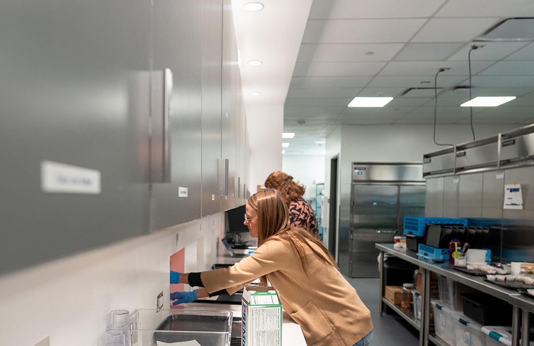 Sensory Staff in Kitchen