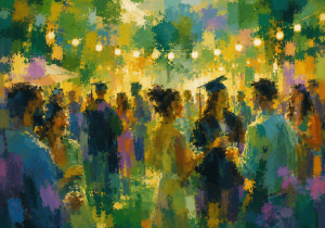 Graduation Painting